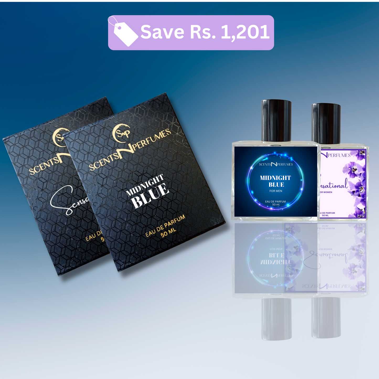 BLEU DE CHANEL + BOMBSHELL VICTORIA'S SECRET Impression Couples Set